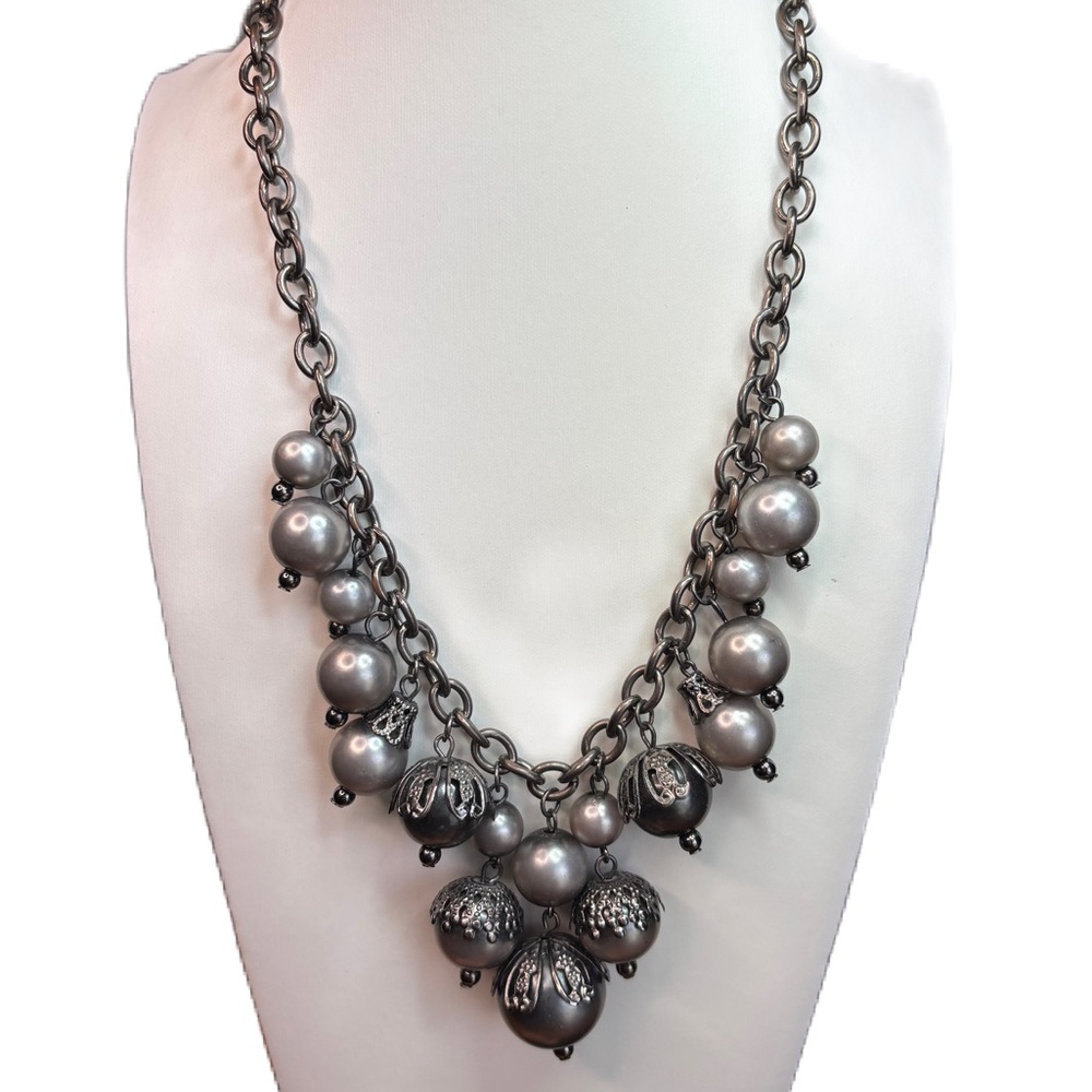 Vintage Silver Statement Necklace